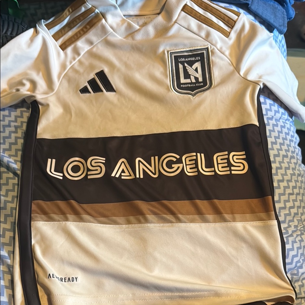 Adidas LAFC White and Black Jersey
